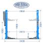 Preview: Twin Busch 2-Säulen-Hebebühne 3.6t – Profi-Line TW236PE 400V